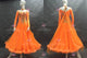 Orange luxurious prom dancing dresses cocktail Smooth practice gowns provider BD-SG3593