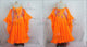 Orange casual prom dancing dresses lady waltz dance team dresses exporter BD-SG3629