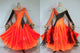 Orange luxurious prom dancing dresses dazzling Standard practice dresses factory BD-SG3590