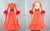 Orange Ballroom Standard Competition Dress Performance BD-SG3638