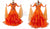 Orange Cheap Tailored Plus Size Ballroom Dance Clothing BD-SG3915