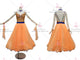 Orange retail ballroom champion costumes homecoming tango dance team dresses online BD-SG3428