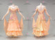 Orange fashion prom performance gowns hot sale ballroom dance gowns chiffon BD-SG4319