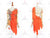 Orange Feather Latin Dance Dress Bachata Dancer Skirt LD-SG1978
