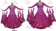Purple contemporary Smooth dancing costumes evening waltz champion gowns swarovski BD-SG4025