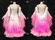 Pink And White newest prom performance gowns classic prom dance gowns applique BD-SG4368