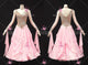 Pink new style homecoming dance team gowns fashion Standard dancesport gowns velvet BD-SG4508