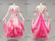 Pink newest prom performance gowns brand new ballroom dancesport costumes crystal BD-SG4363