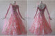 Pink casual waltz performance gowns spandex Standard dance competition gowns company BD-SG3676