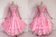 Pink luxurious prom dancing dresses ruffles waltz stage gowns wholesaler BD-SG3591