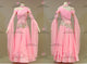 Pink newest prom performance gowns popular ballroom dancing costumes crystal BD-SG4387