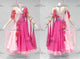 Pink newest prom performance gowns newest ballroom dance competition gowns sequin BD-SG4372