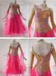 Pink beautiful waltz performance gowns flower ballroom competition dresses outlet BD-SG3728