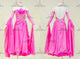 Pink classic waltz dance gowns shine tango dance dresses lace BD-SG4153