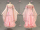 Pink short waltz dance gowns big size Smooth dancing gowns velvet BD-SG4169