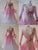 Pink Juniors Crystal Flower Ballroom Costumes Foxtrot BD-SG3756