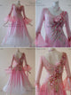 Pink beautiful waltz performance gowns shine ballroom dance costumes exporter BD-SG3756