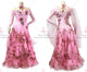 Pink design waltz performance gowns classic homecoming competition dresses flower BD-SG3779