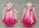 Pink short waltz dance gowns contemporary ballroom performance dresses sequin BD-SG4170