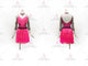 Pink elegant rumba dancing clothing personalized swing dance competition dresses fringe LD-SG2000