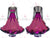 Pink Sparkling Ballroom Dance Dress Chiffon Costumes BD-SG3435