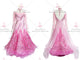Pink retail ballroom champion costumes ruffles Smooth competition costumes dropshipping BD-SG3423