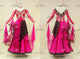 Pink short waltz dance gowns discount homecoming dancesport dresses satin BD-SG4187