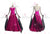 Pink Womens Dancing Ballroom Smooth Costumes Rhinestones Flower BD-SG3811