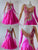 Pink Womens Rhinestones Chiffon Ballroom Costumes Tango BD-SG3733
