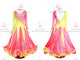 Pink And Yellow retail ballroom champion costumes tailor made Standard champion dresses exporter BD-SG3373