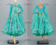 Green sexy Smooth dancing costumes wedding waltz competition dresses chiffon BD-SG4089