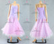Purple sexy Smooth dancing costumes ladies homecoming stage gowns feather BD-SG4081