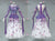 Purple And White Contemporary Ballroom Smooth Dance Dresses BD-SG4291