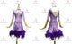 Purple discount rhythm dance dresses elegant rumba dancewear crystal LD-SG2356