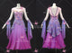 Purple new style homecoming dance team gowns elegant ballroom dance team costumes satin BD-SG4514
