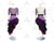Purple Beads Latin Dance Dress Bolero Dancesport Clothes LD-SG1991