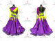 Purple contemporary Smooth dancing costumes big size prom dancing dresses satin BD-SG3971