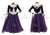 Purple Female Rhinestones Chiffon Ballroom Costumes Viennese Waltz BD-SG3778