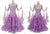 Purple Girls Dancing Ballroom Standard Clothes Swarovski Flower BD-SG3806