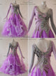 Purple beautiful waltz performance gowns prom waltz dancesport dresses supplier BD-SG3764