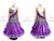 Purple Juvenile Applique Ballroom Dress Dance Costumes BD-SG3372