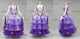 Purple newest prom performance gowns top best waltz competition gowns beads BD-SG4393