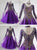 Purple Ladies Crystal Chiffon Ballroom Costumes Waltz BD-SG3723