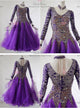 Purple beautiful waltz performance gowns modern tango competition dresses maker BD-SG3723