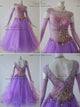 Purple beautiful waltz performance gowns ladies tango champion gowns promotion BD-SG3753