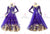 Purple Ladies Crystal Chiffon Ballroom Costumes Waltz BD-SG3783