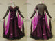 Purple classic waltz dance gowns lyrical tango performance dresses sequin BD-SG4146