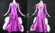 Purple inexpensive waltz dance competition dresses beautiful Smooth dancesport gowns swarovski BD-SG4629