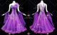 Purple new collection waltz dance competition dresses sparkling prom dance competition gowns swarovski BD-SG4605