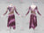 Purple Satin Formal Latin Dance Costumes Bachata Outfits LD-SG2298